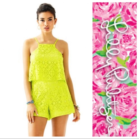 Lilly Pulitzer Pants - NWT Lily Pulitzer Celyn Romper
